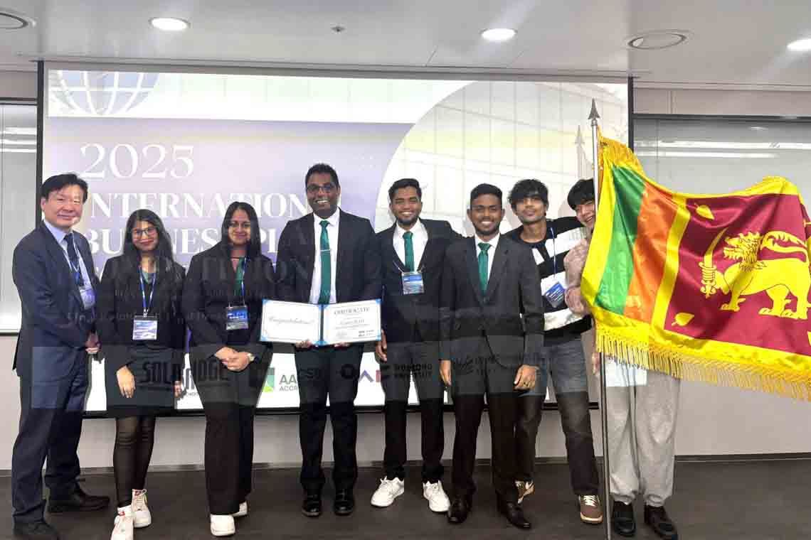 SLIIT Team Secures Global Title at International Business Plan Competition 2025 in South Korea